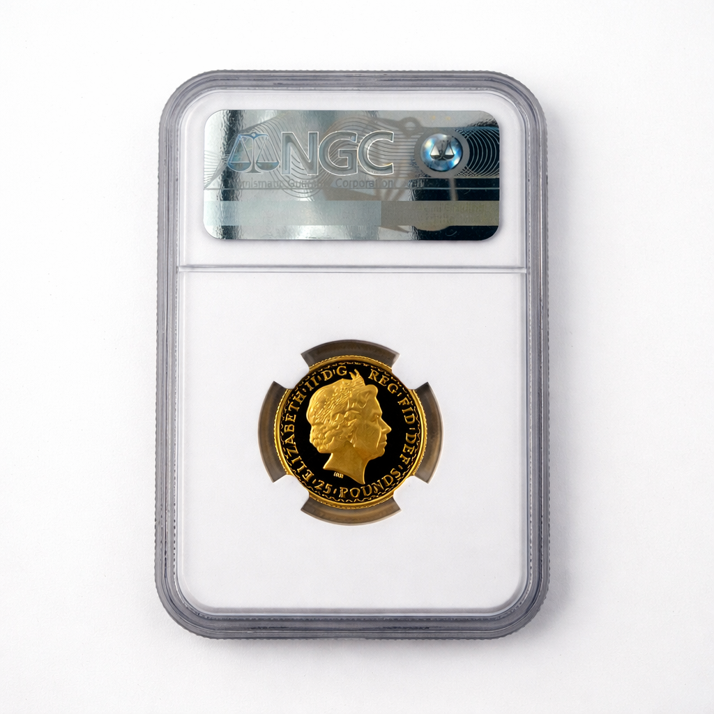 2007 UK Britannia 1/4oz Proof Gold Coin - NGC Graded PF69 Ultra Cameo