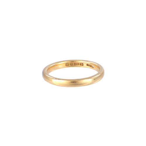 22ct Gold Wedding Band, Size P Hallmarked, 4.9g, Not Scrap