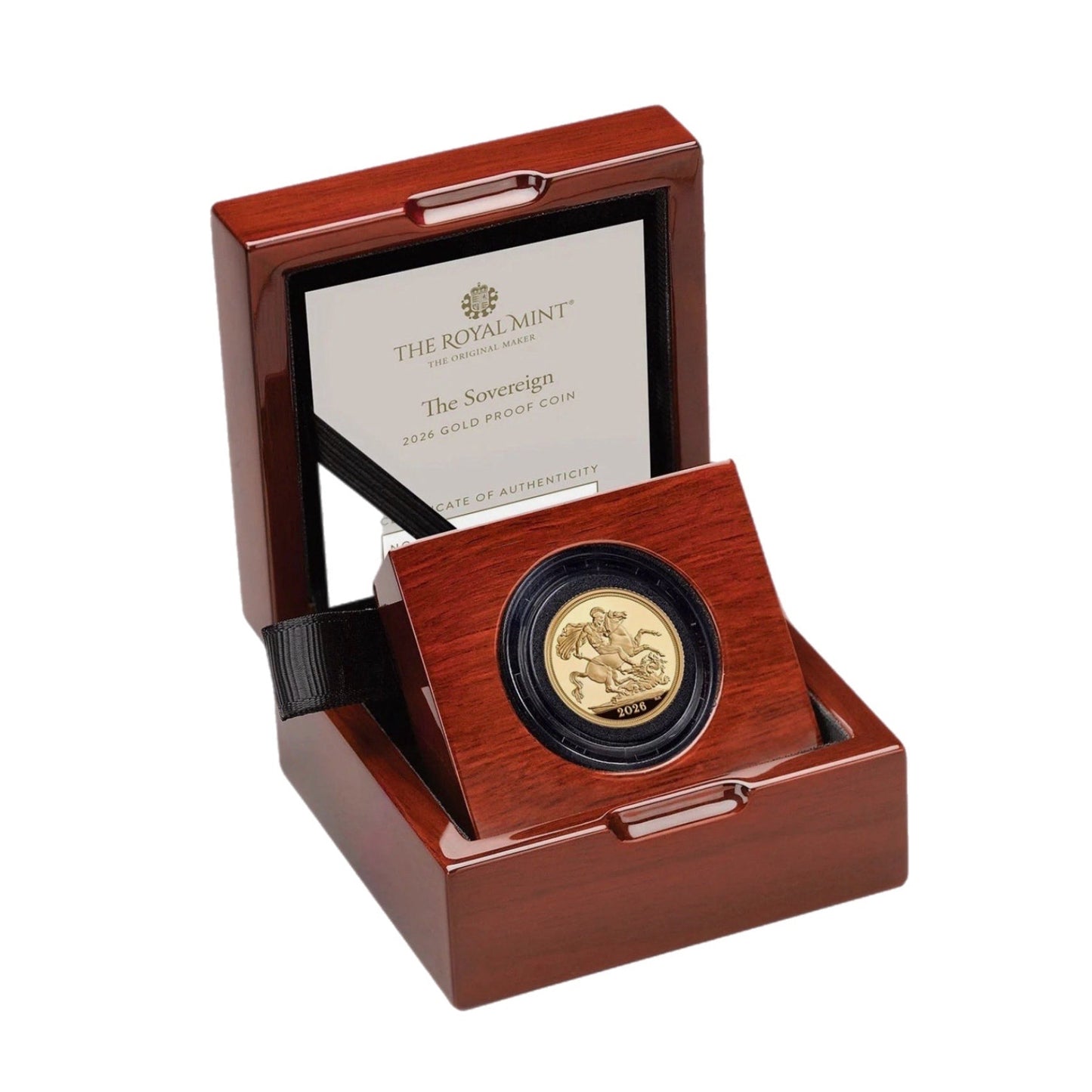 22ct Gold 2026 Full Proof Sovereign King Charles III, Boxed with COA, 7.99g