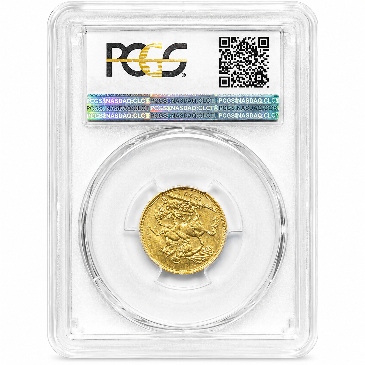 George IV 1822 Full Gold Sovereign, PCGS AU50 (7.98 of 22ct Gold)