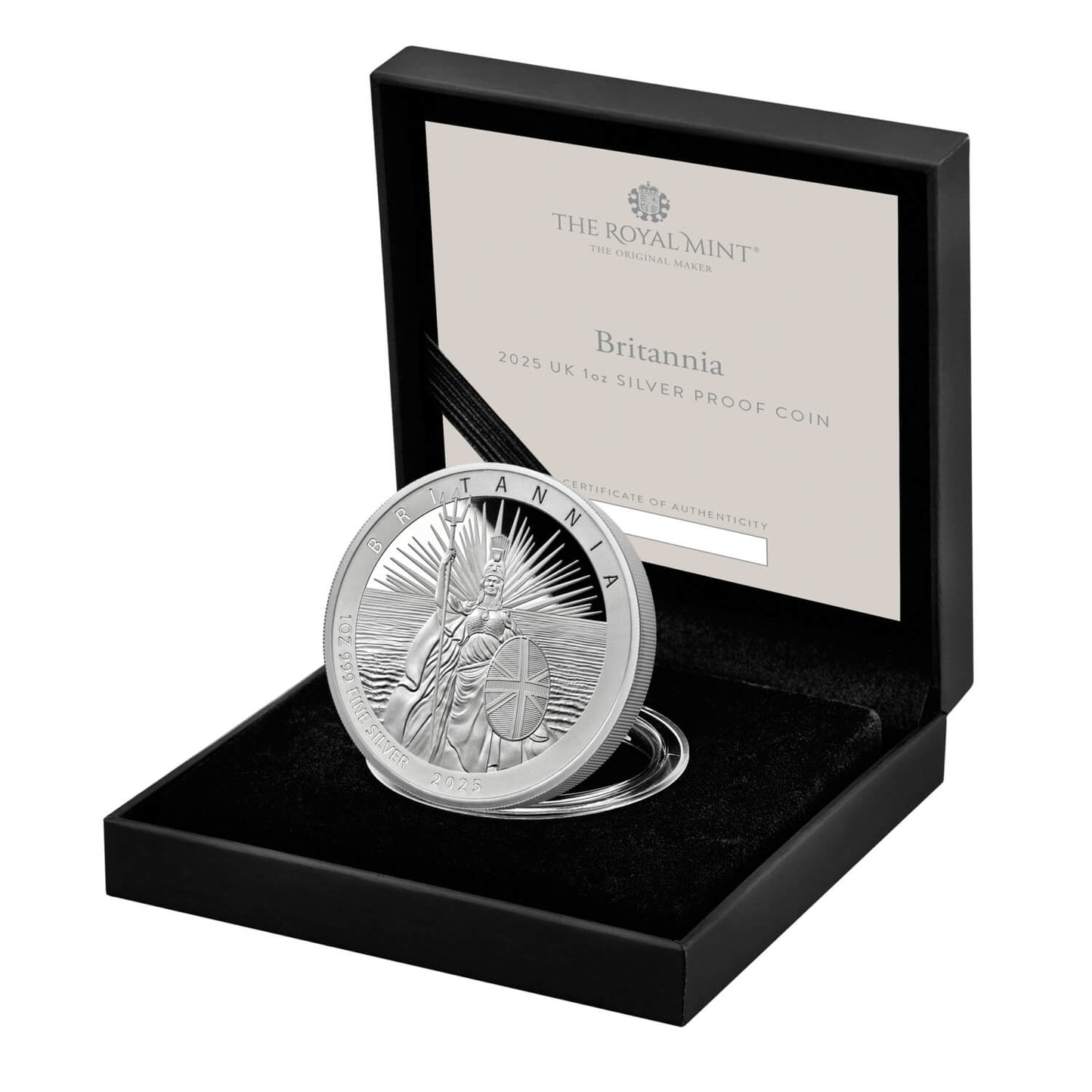 2025 Britannia UK 1oz Silver Proof Coin, Royal Mint, Limited Edition 4,500