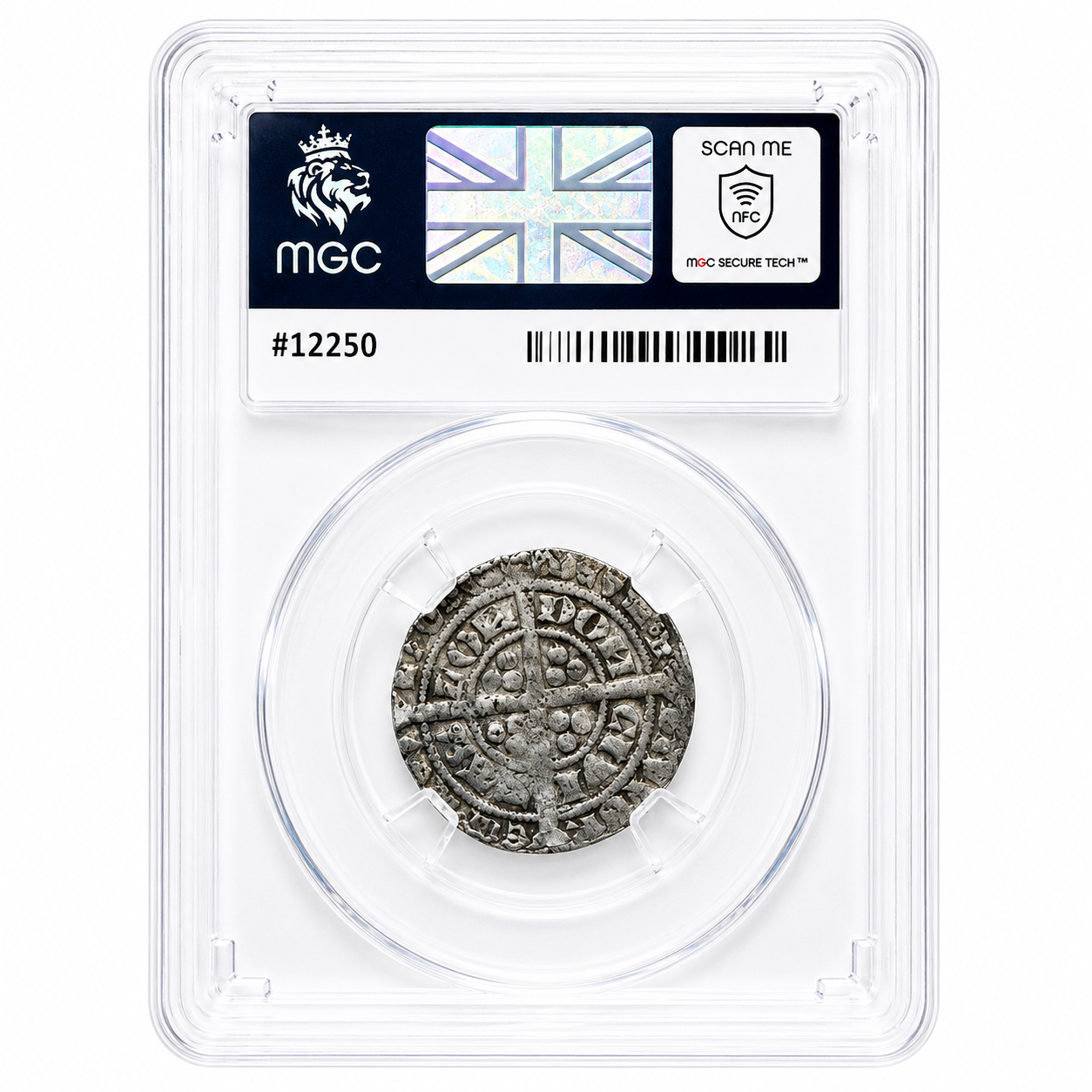 Edward III, Groat, London, 1351-1361 4th Coinage MGC XF45