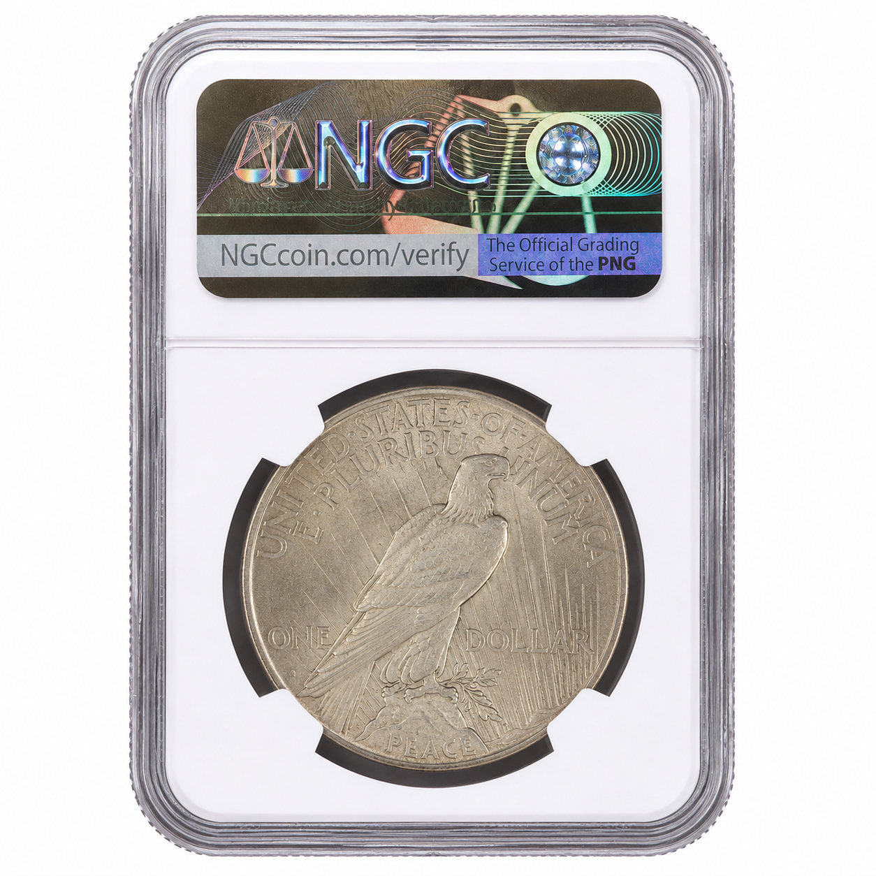 1925 Peace US Silver Dollar NGCMS-63