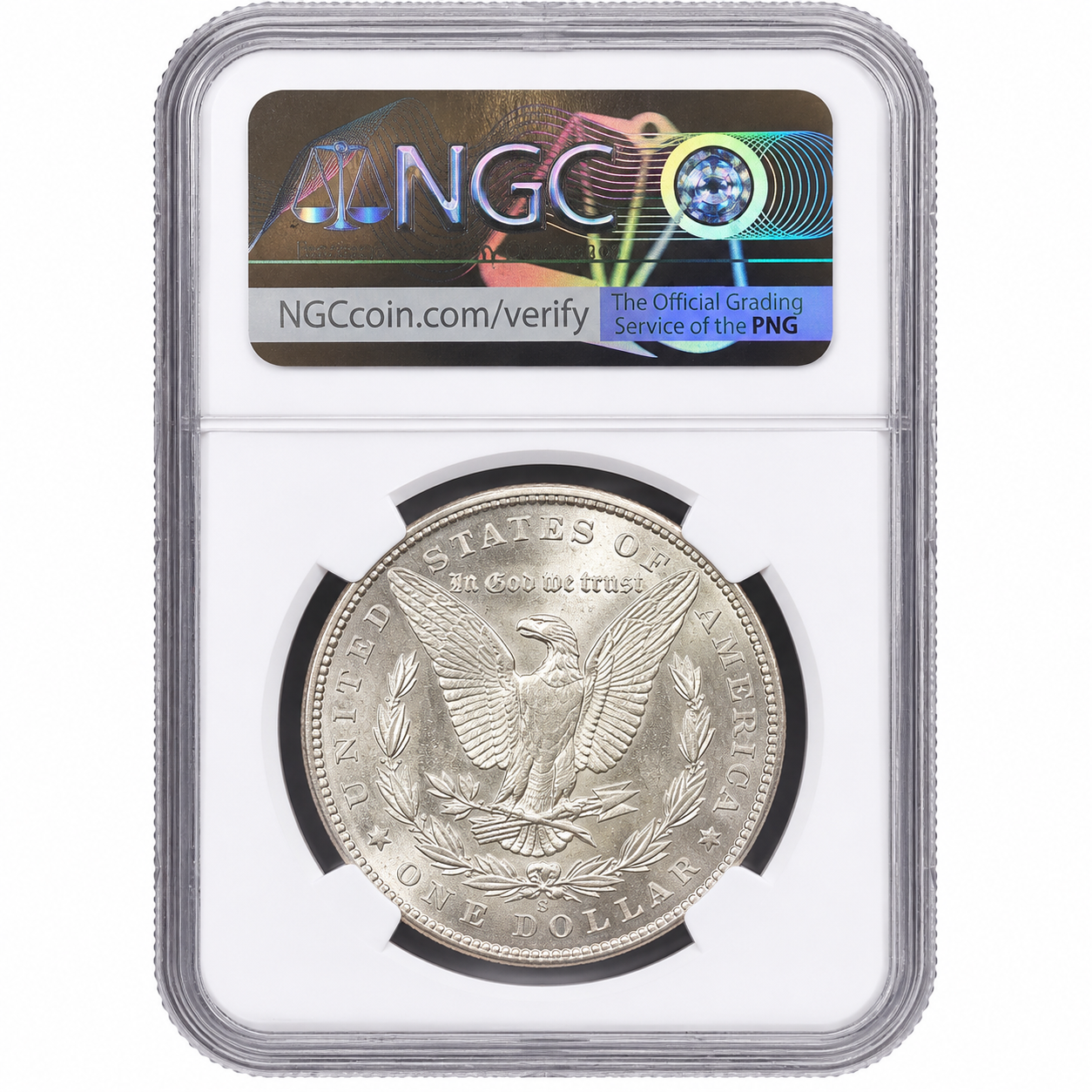 1921 USA Silver Morgan Dollar MS-62 NGC