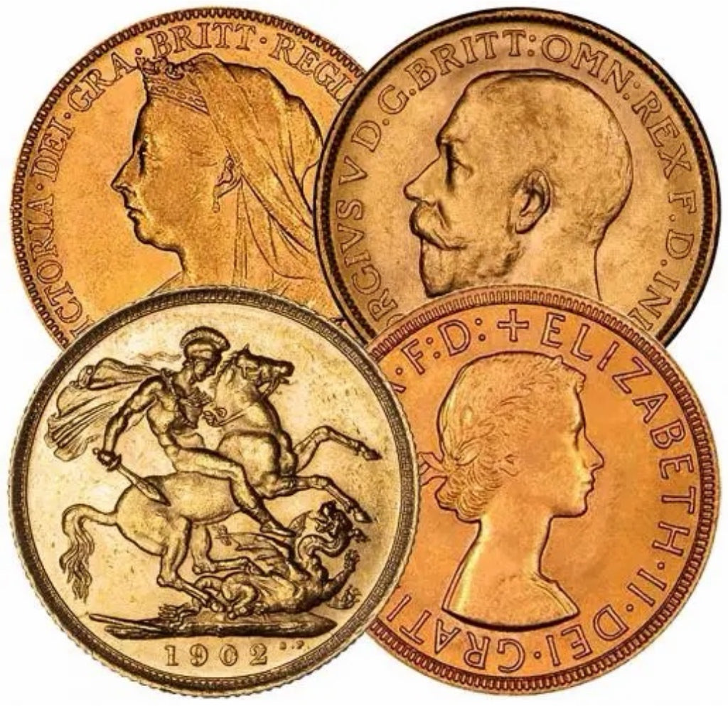 Gold Full Sovereign Coin Our Choice Random (7.98g of 22ct Gold) GCT and VAT Free