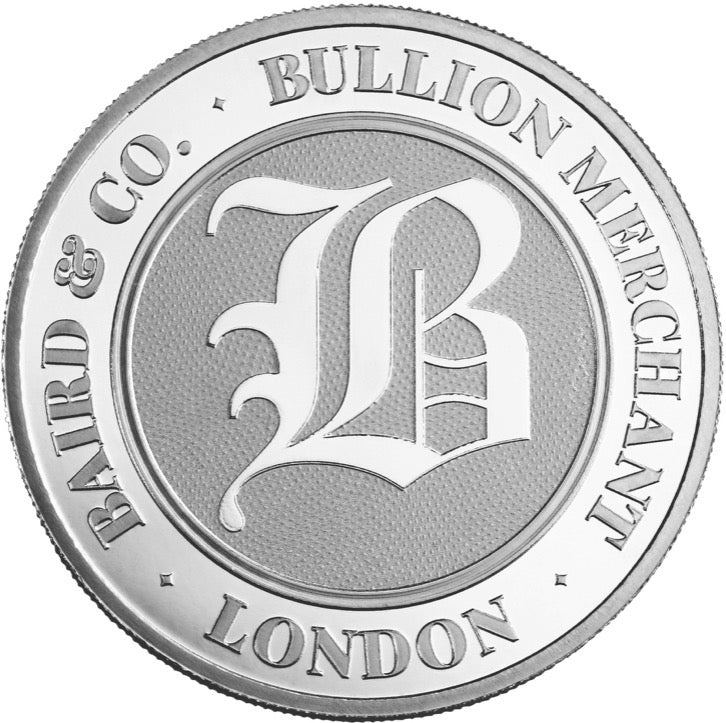 1oz Silver Round Lunar Tiger 9999 Fine made by Baird & Co