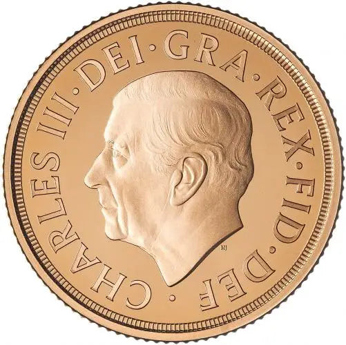 2022 Queen Elizabeth II Gold Sovereign Memorial Proof Coin, Charles III obverse, boxed with COA, CGT Free.