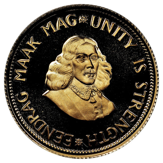 1983 2 Rand Proof South African 22ct Gold Coin, PF66UC NGC Graded