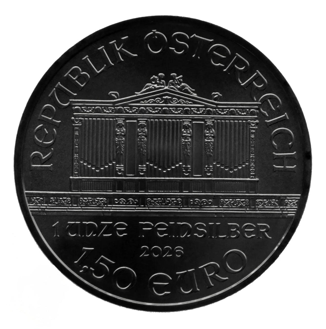 2026 Austrian Philharmonic 1oz 999 Silver Bullion Coin