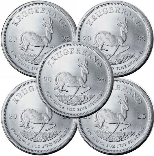 1oz Silver Krugerrand 999 Fine Bullion Coin 2025