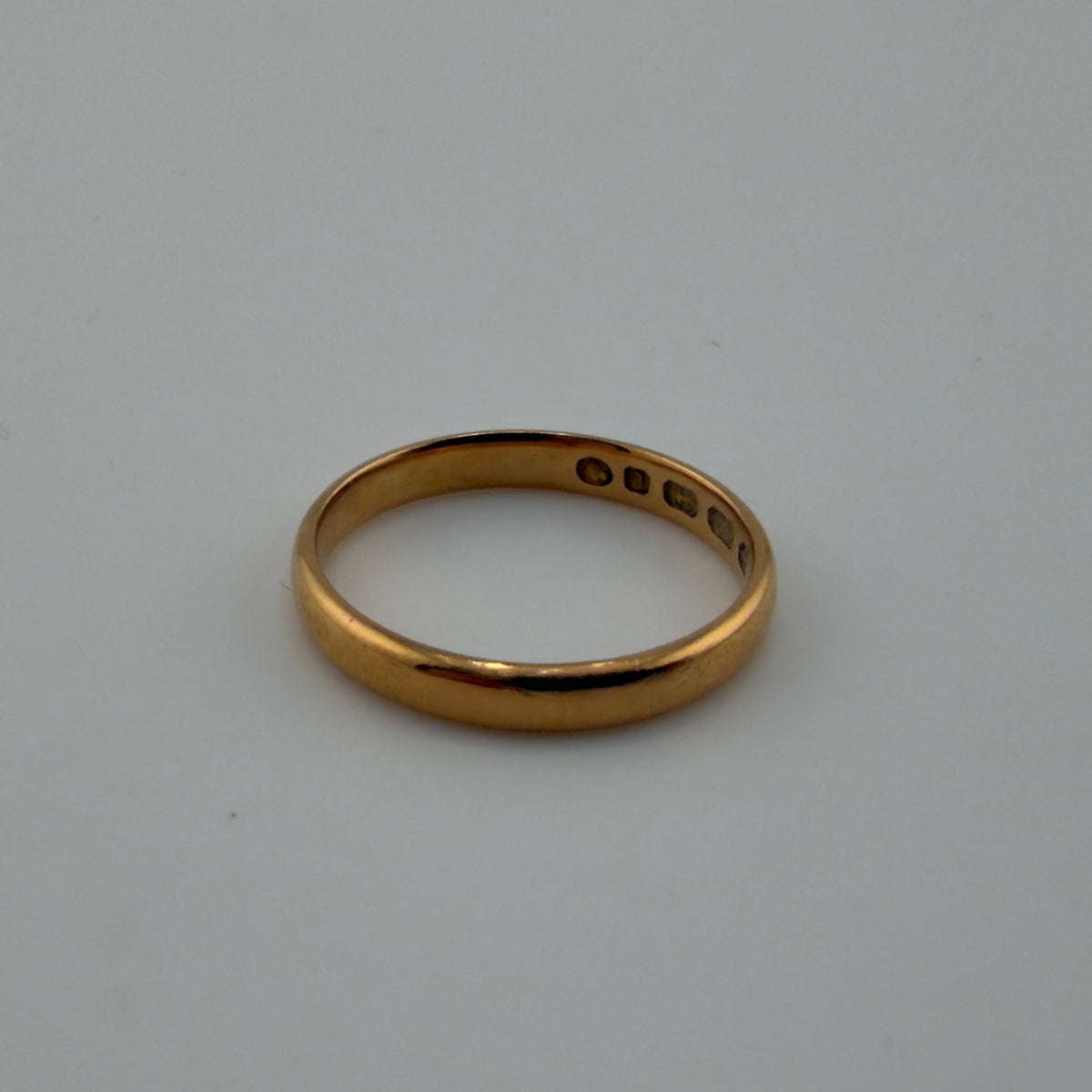 22ct Yellow Gold Wedding Band Ring Size N 3mm 3.15g Hallmarked Boxed
