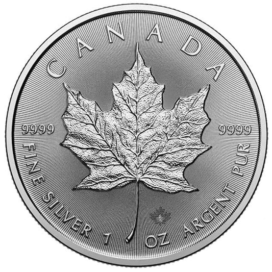 1oz 999 Fine Silver Canadian Maple Secondary Our Choice