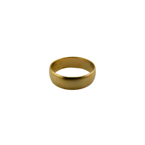 22ct Antique Gold Wedding Band 5.4mm, Size N1/2, 4.5g Hallmarked Not Scrap