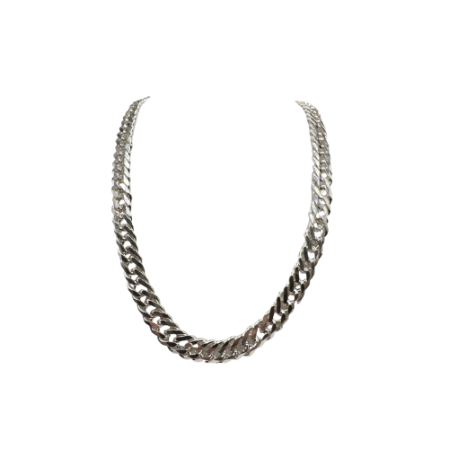 Solid 925 Silver 10mm Heavy Byzantine Men’s Chain. 24in and 86g Hallmarked