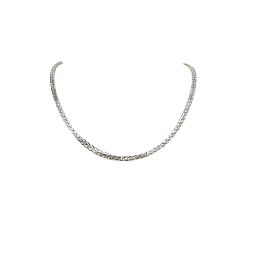 Solid Silver Lady's Franco Chain 2.5mm Thick, 50cm and 11g 925 Hallmarked