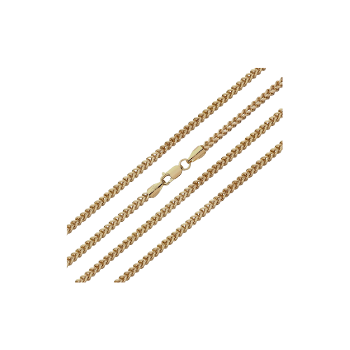 9ct Lady's Franco Gold Chain 2.5 mm Thick, 20in and 11.75g 375 Hallmarked