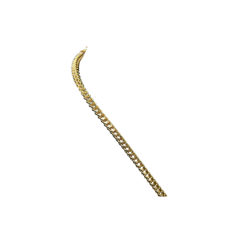 9ct Men's Franco  Gold Chain 4.5mm Thick, Heavy , 20in and 33.5g 375 Hallmarked