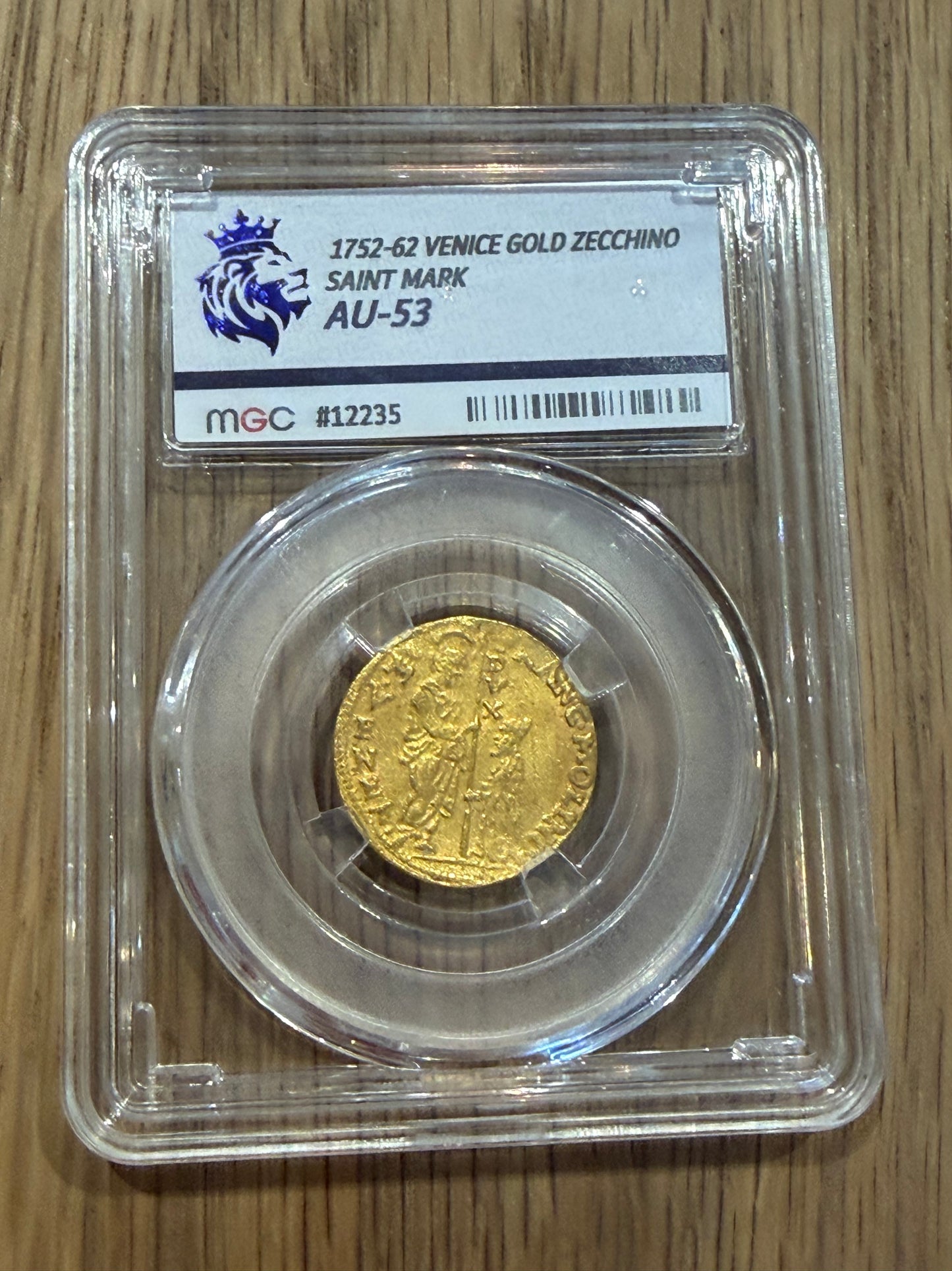 Italy, Venice, Francesco Loredan (1752-1762), Gold Zecchino AU53