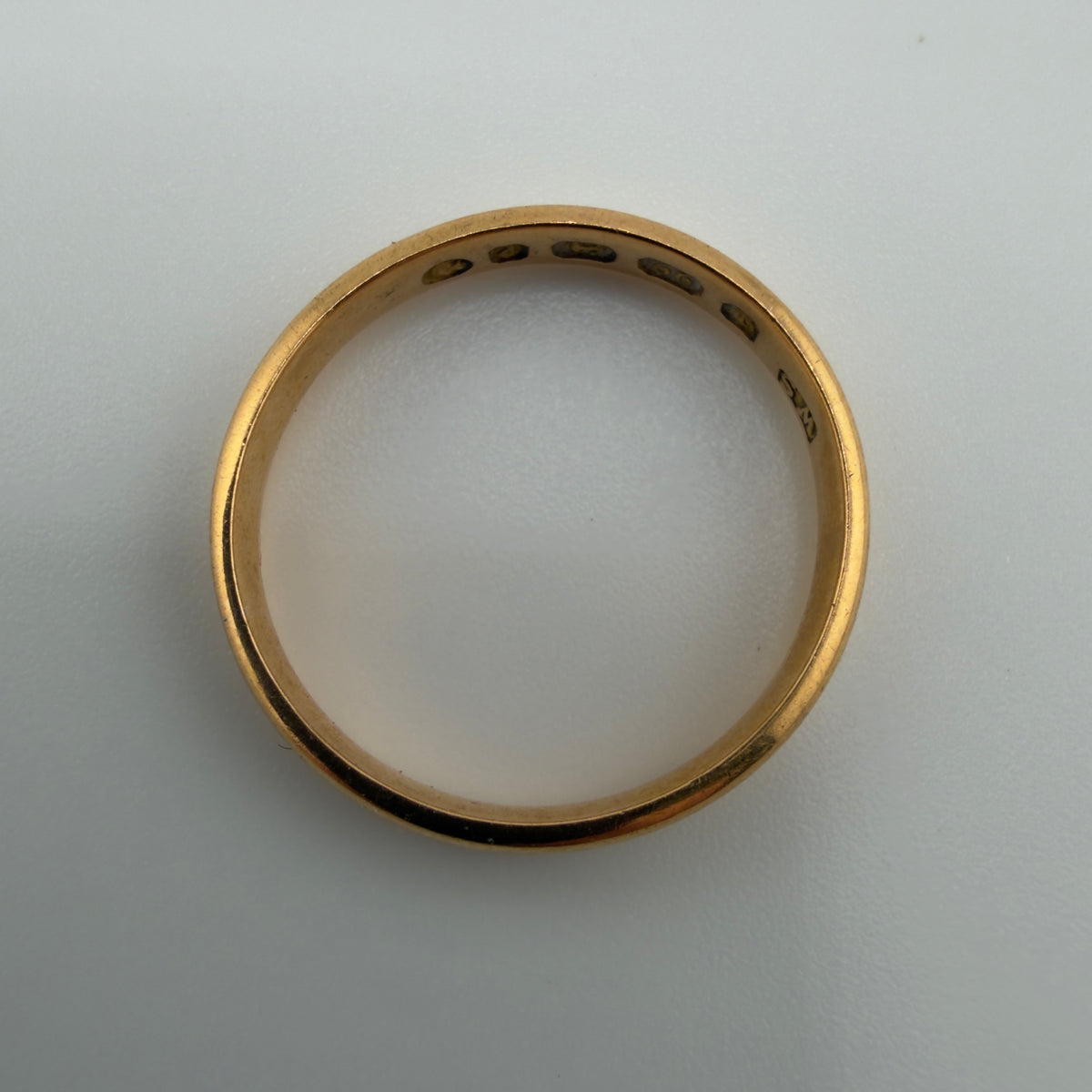 22ct Yellow Gold Wedding Band Ring Size N 3mm 3.15g Hallmarked Boxed