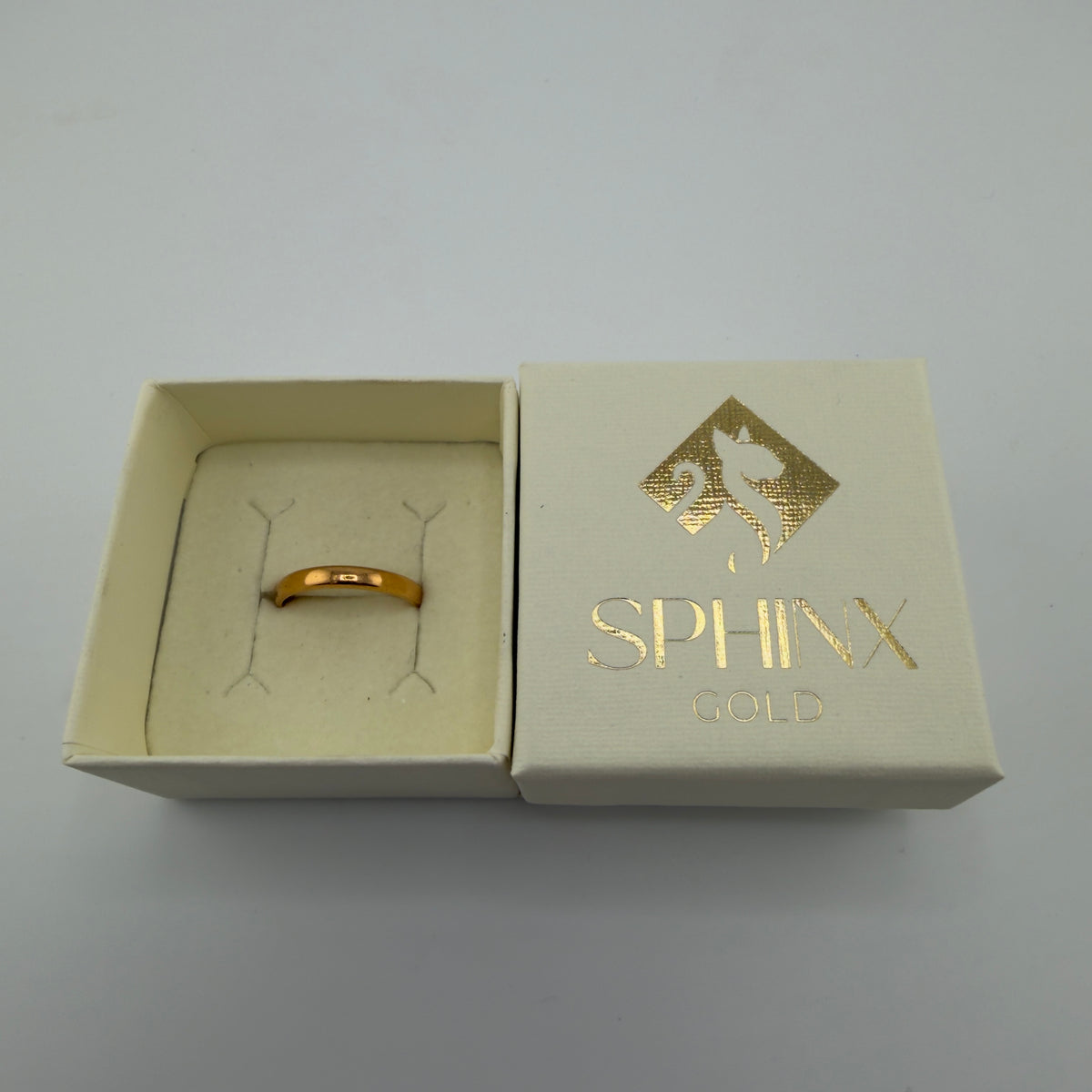 22ct Yellow Gold Wedding Band Ring Size N 3mm 3.15g Hallmarked Boxed