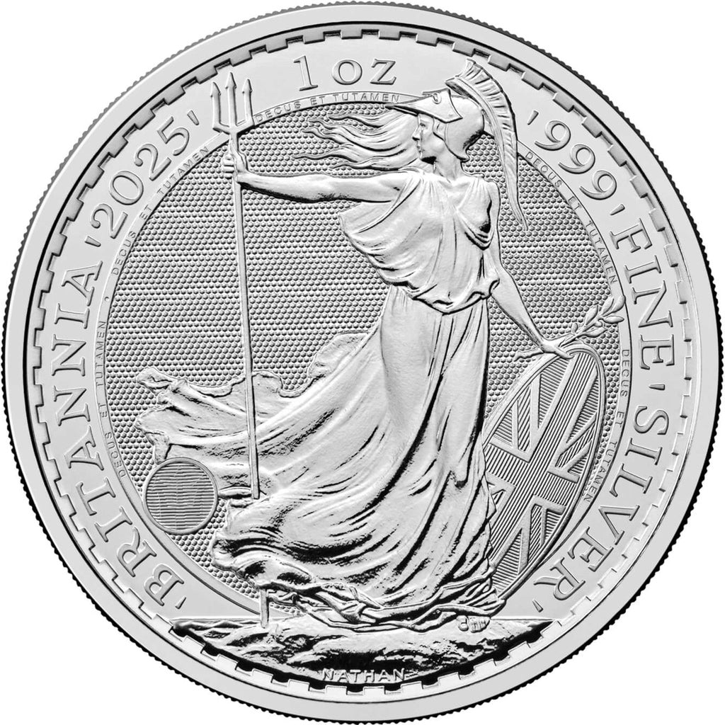 1oz Silver 2025 Silver Britannia 1 oz Bullion Coin