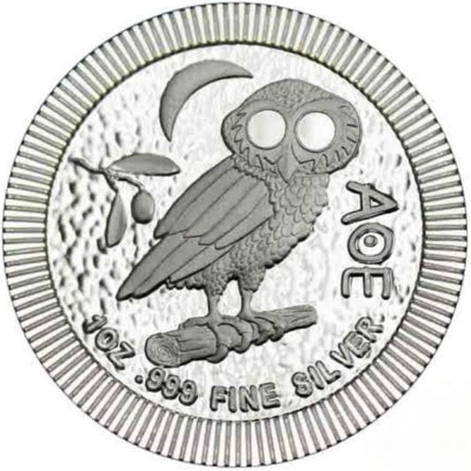 2021 Athenian Owl Niue 1oz 999 Silver Bullion Coin