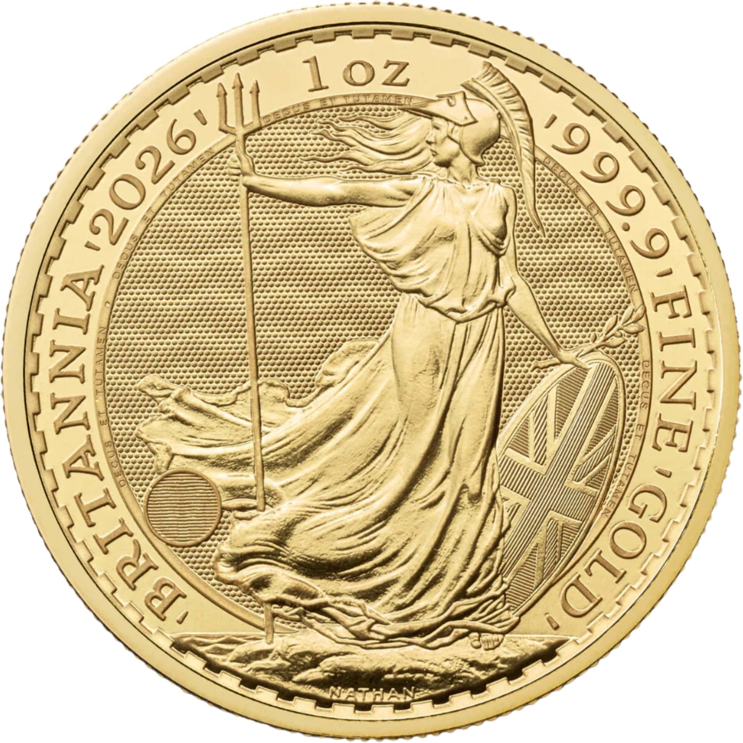 Britannia 2026 Royal Mint 1oz Gold Bullion Coin CGT Free