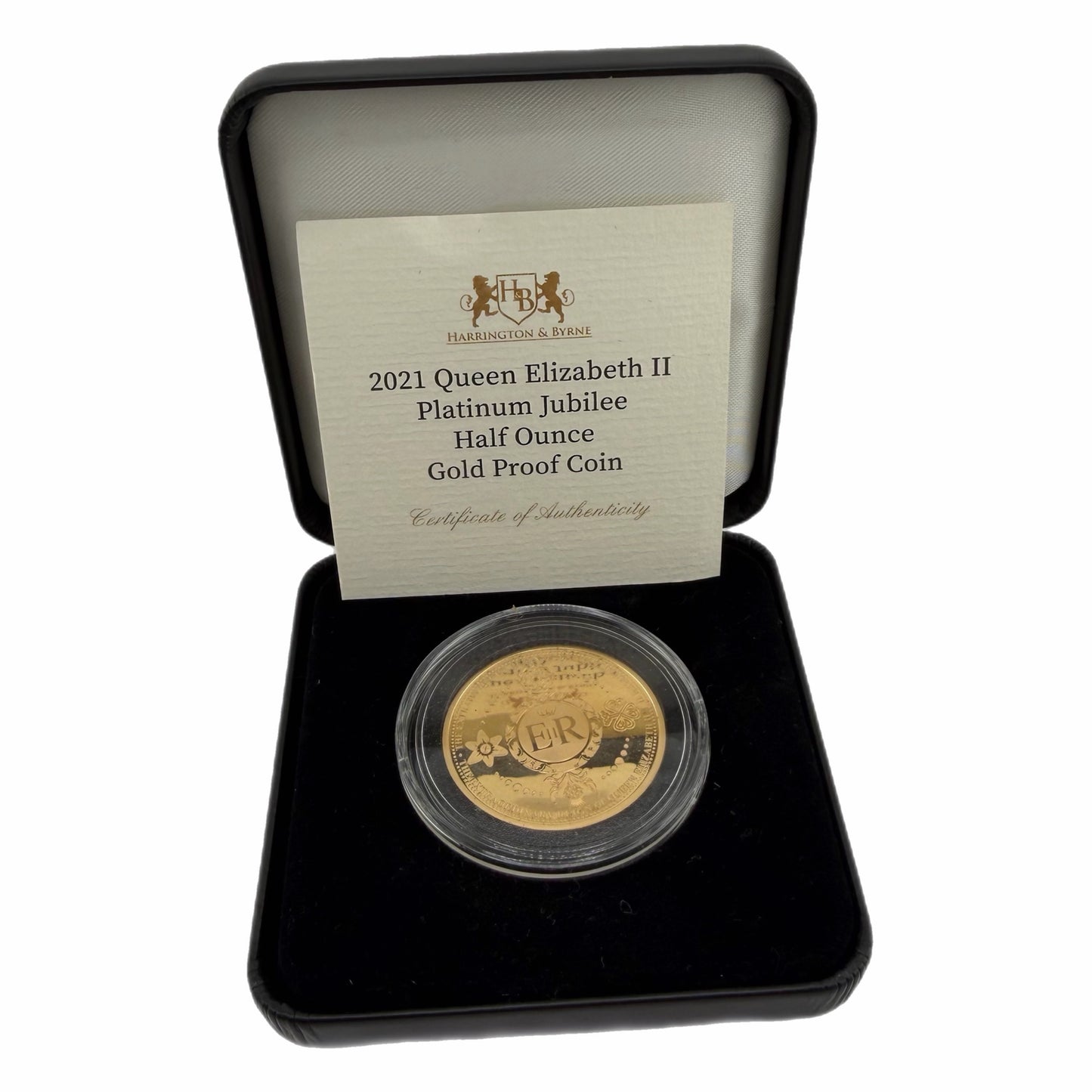 2021 Elizabeth II Platinum Jubilee Half Ounce Coin (16g of 22ct Gold)
