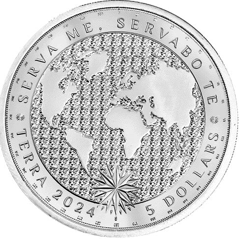 2024 Planet Terra Niue 1oz 999 Silver Bullion Coin