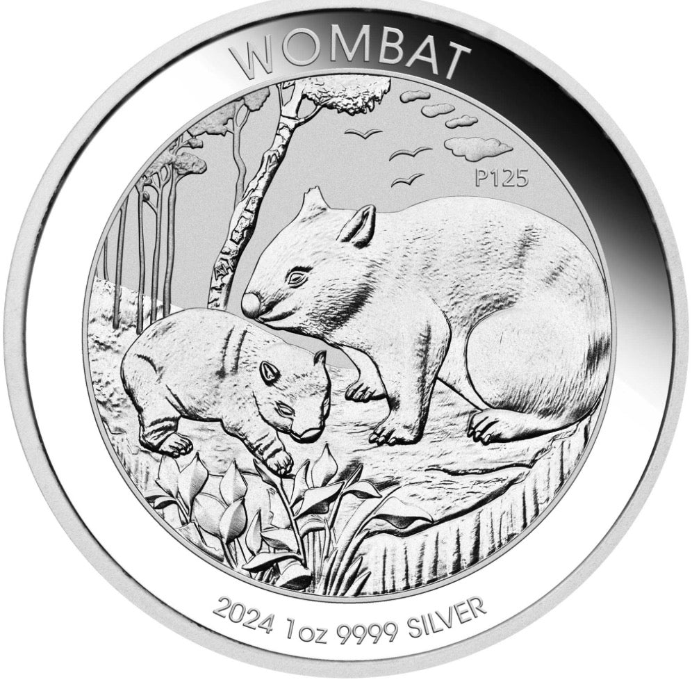 Australian Wombat 2024 1oz Silver Bullion Coin