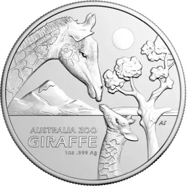 2024 Australian Zoo Giraffe Silver Coin 1oz