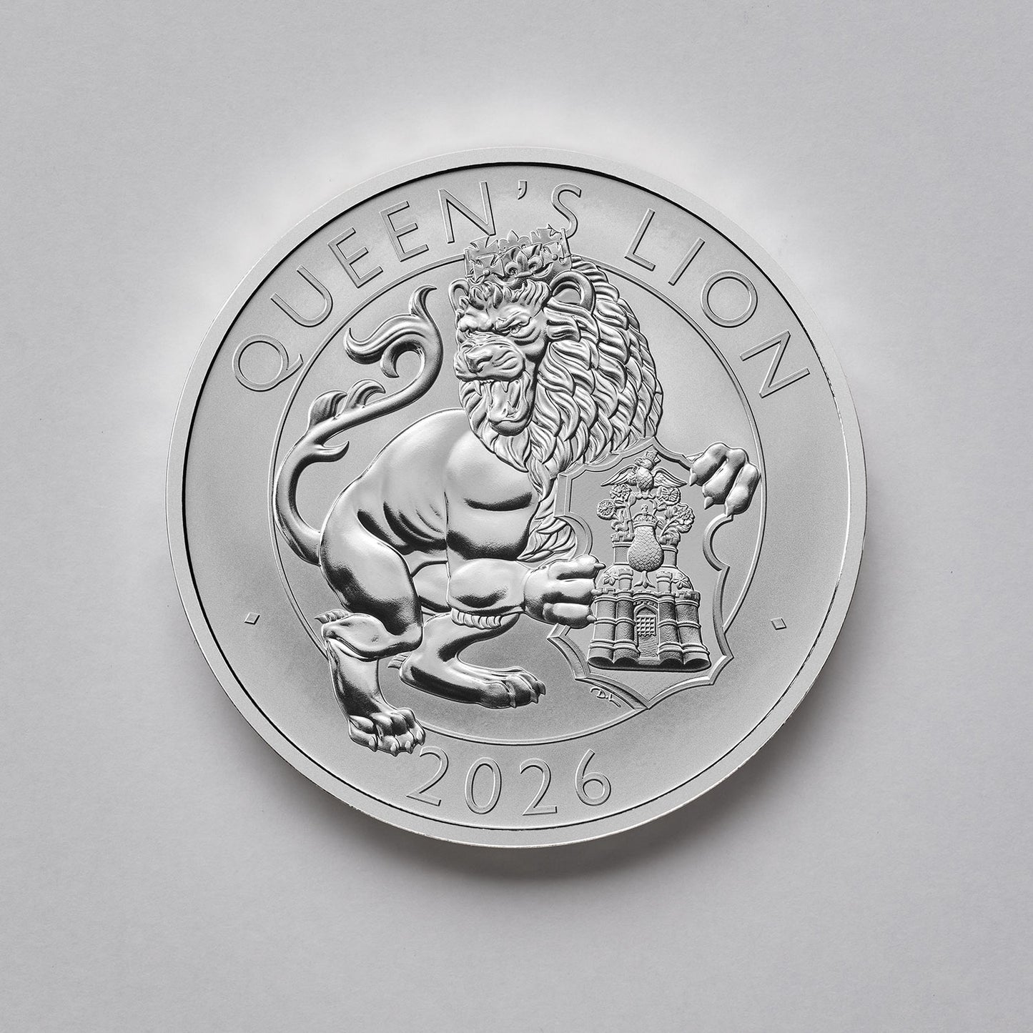 The Royal Tudor Beasts The Queen's Lion 2026 UK Silver Proof Two-Coin Set, Limited Edition 250