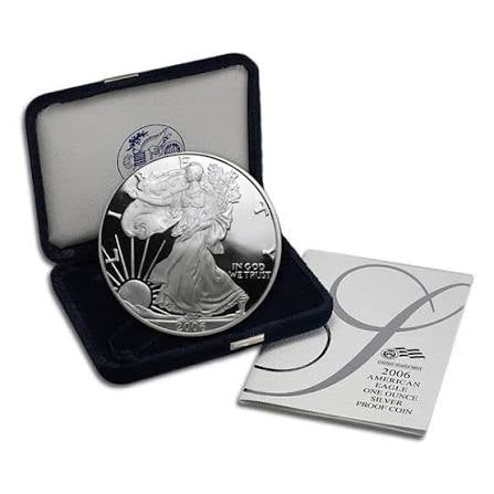 2006 USA Eagle 1oz Proof Silver Coin Boxed with COA
