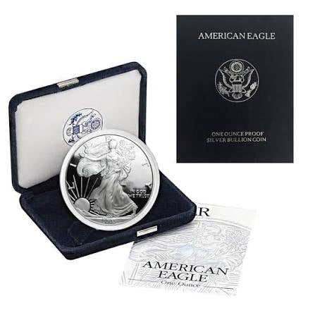 2003 USA Eagle 1oz Proof Silver Coin Boxed with COA