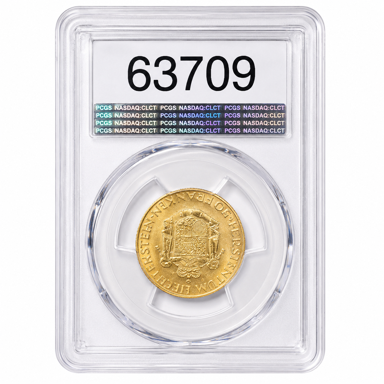 Liechtenstein Franz Joseph II 1961 Gold 50 Francs 100th Anniversary of National Bank PCGS MS66