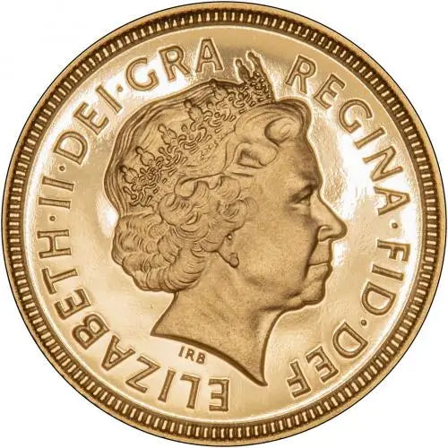 2001 Gold Half Sovereign Elizabeth II Proof, Royal Mint Boxed with COA