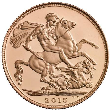 The 2015 Queen Elizabeth II Sovereign Proof Condition, Royal Mail Box and COA