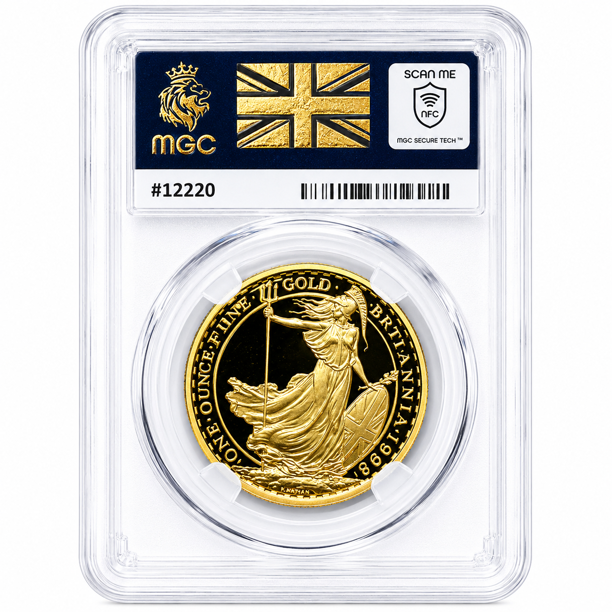1988 1 oz Gold Proof Britannia Coin Royal Mint MGC Graded PF70