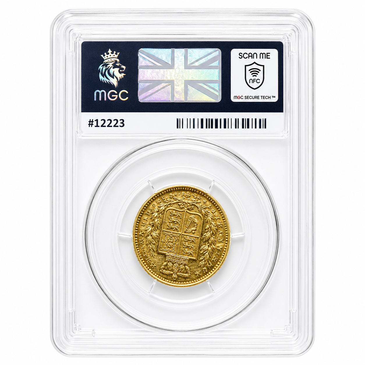 Gold Sovereign (Sydney Mint) Victoria Young Head (Shield Back) Gold Coin MS61MGC