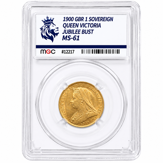 1900 London Mint Victoria 'Veiled Head' Full Sovereign Gold Coin MGC61