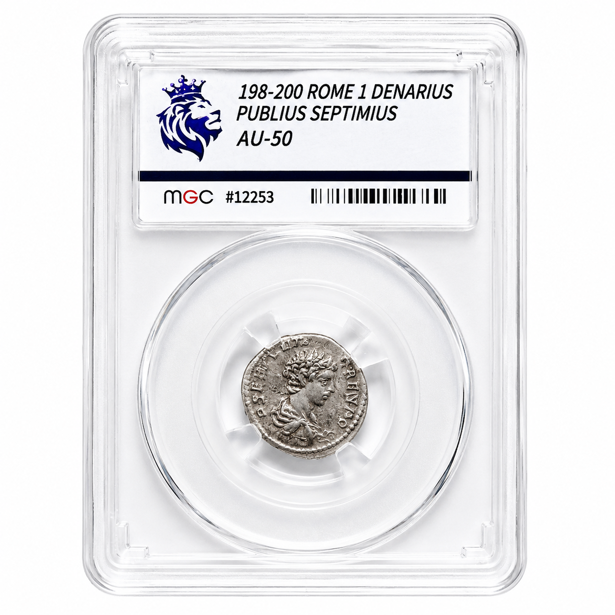 Septimius Publius Severus, Rome 1 Silver Denarius 198-200AD AU50