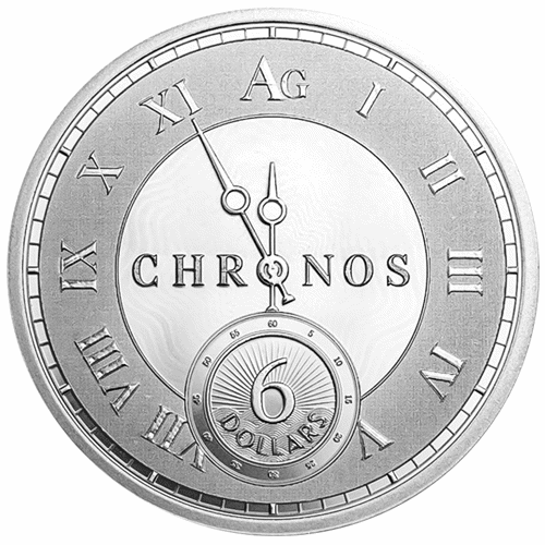 2024 Tokelau Chronos 1oz Silver Coin