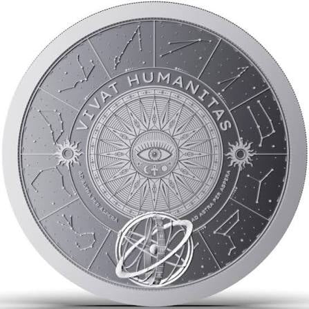 2024 Tokelau Vivat Humanitas 1oz Silver Coin
