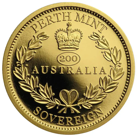 2019 Perth Mint Australia Full Sovereign Proof 22ct Gold Coin 7.99g