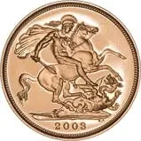 2003 Proof Gold Sovereign Premium 3 Coin Set, Royal Mint, 28g of 22ct Gold