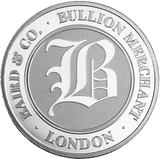 1oz Silver Round Lunar Tiger 9999 Fine made by Baird & Co