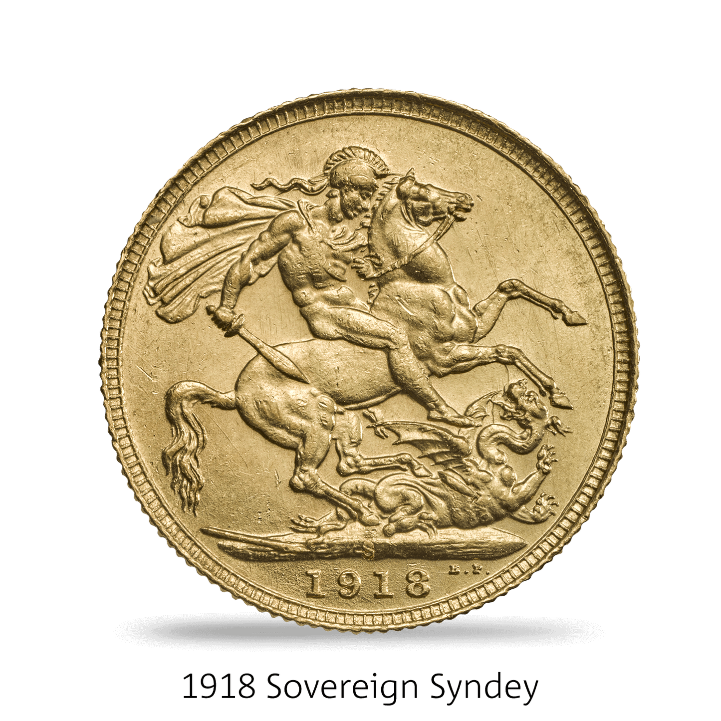 1918 Branch Mint 5 Coin Sovereign Set Colonial Mints (All Branches - 30g of 22ct gold) In Royal Mint Box with COA