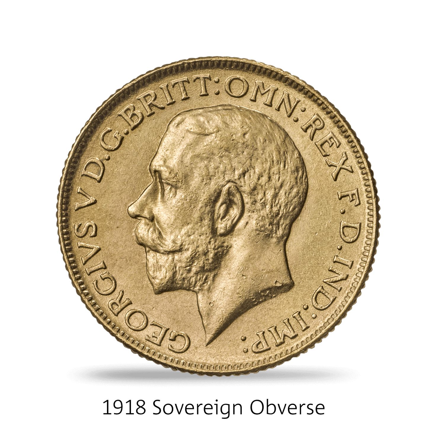 1918 Branch Mint 5 Coin Sovereign Set Colonial Mints (All Branches - 30g of 22ct gold) In Royal Mint Box with COA
