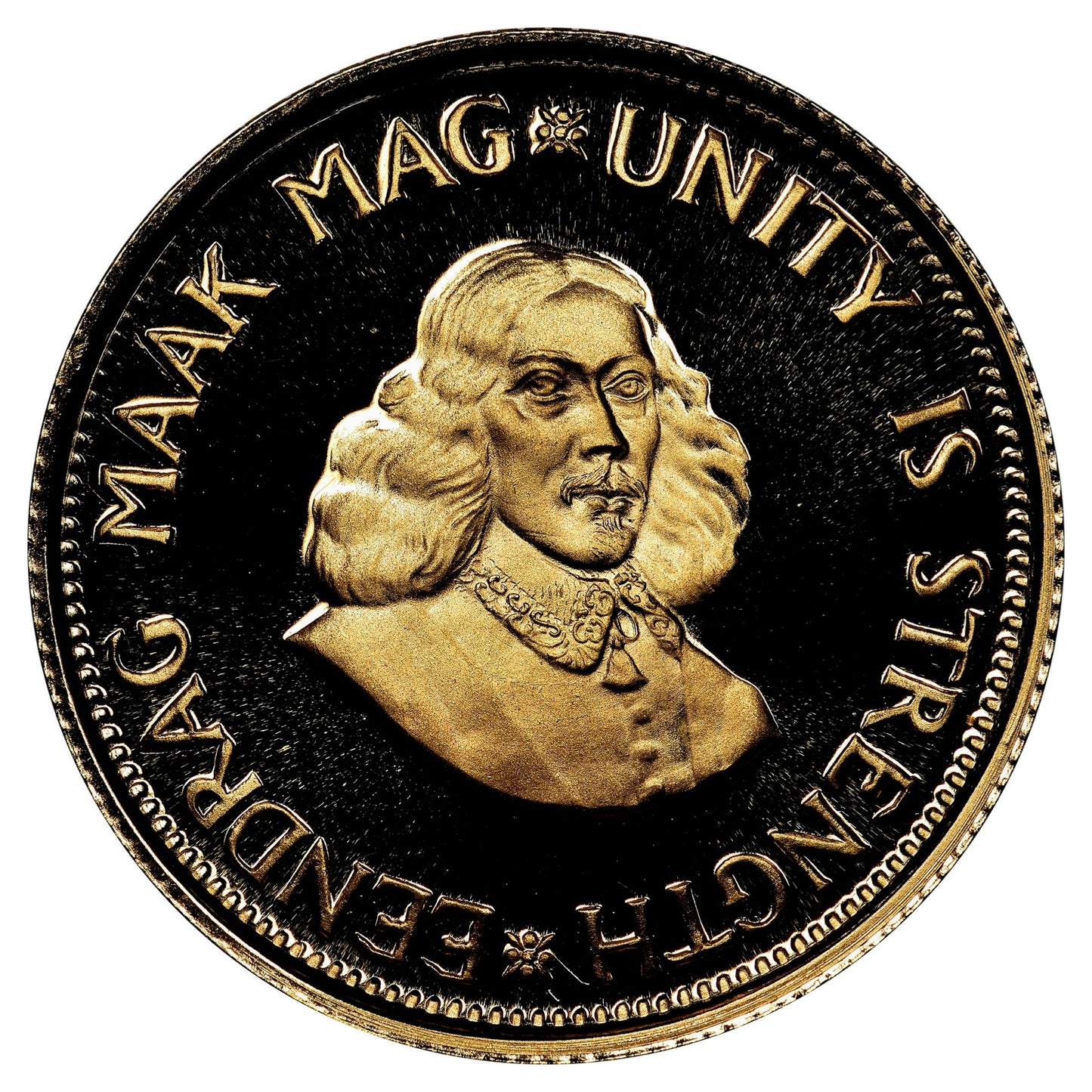 1983 2 Rand Proof South African 22ct Gold Coin, PF66UC NGC Graded