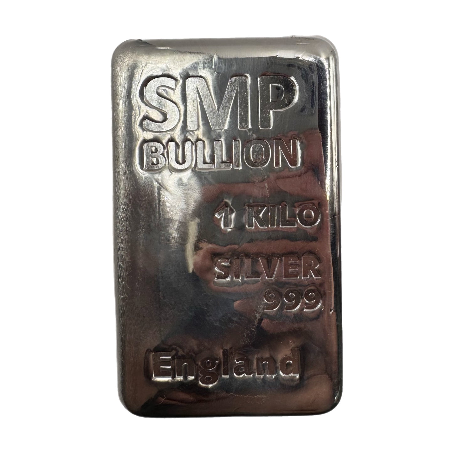 1KG Silver Bullion Bar 999 Fine SMP Bullion